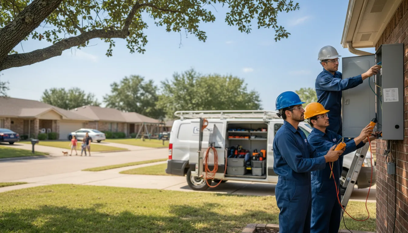 Certified electrician providing emergency electrical services in Evansville, IN